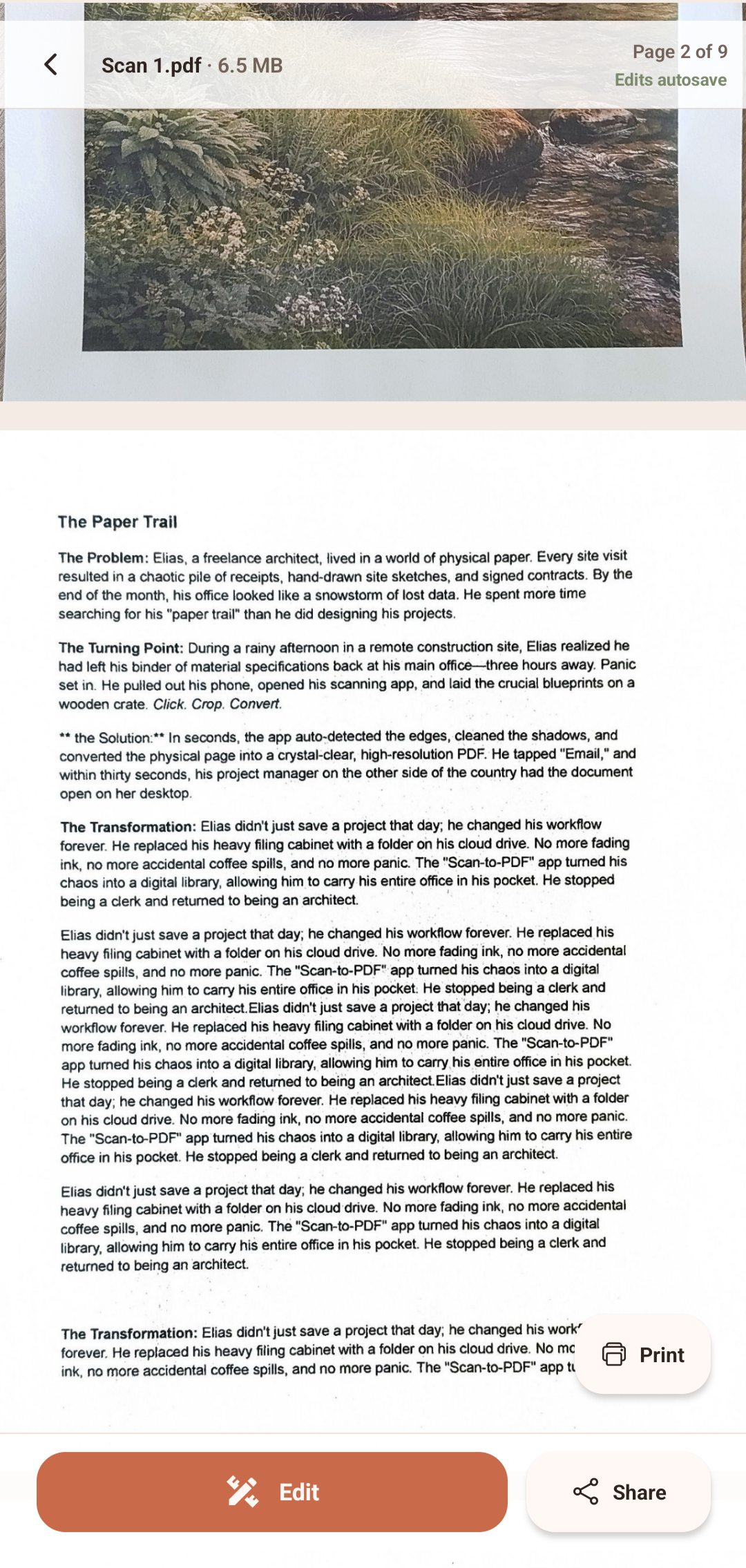 CoucoPDF PDF reader view